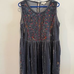 Umber large tunic dress